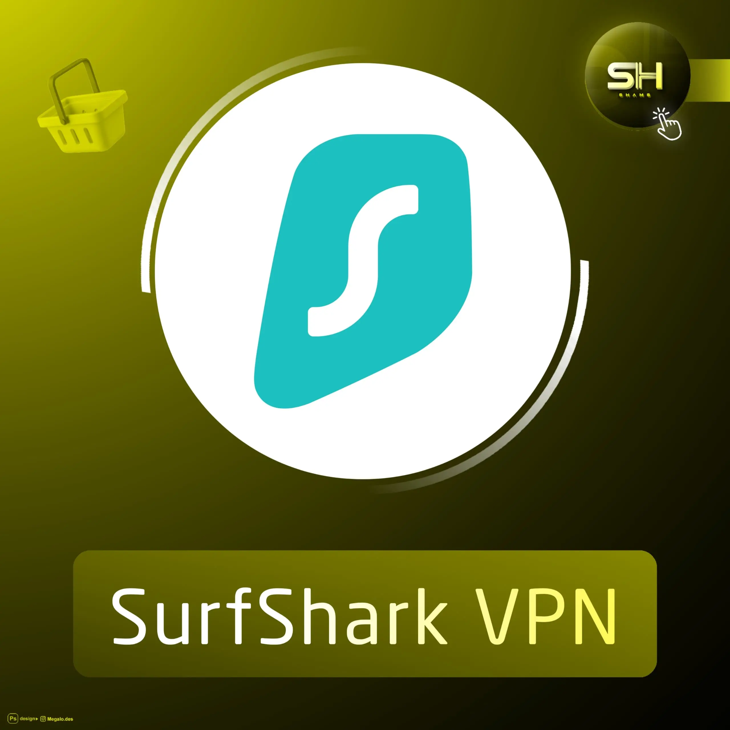 تفعيل SurfShark VPN مدة 1 شهر